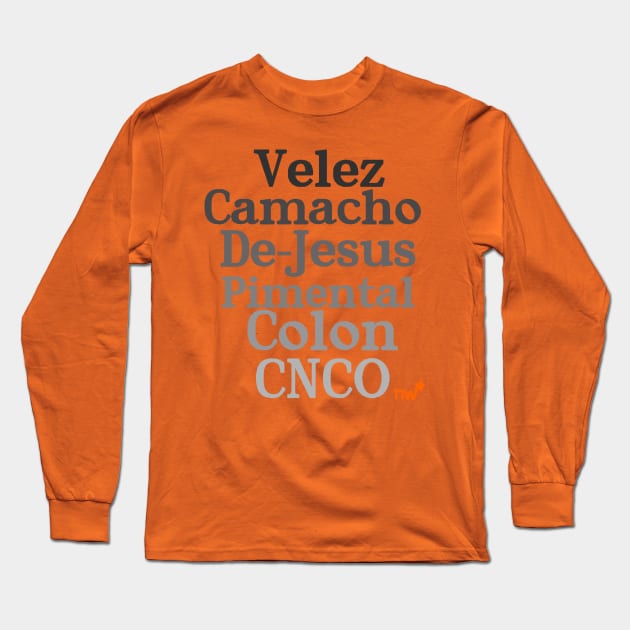 CNCO Members Long Sleeve T-Shirt by nenedasher